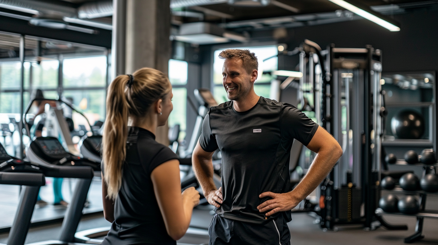 Група людей різного віку займається фітнесом